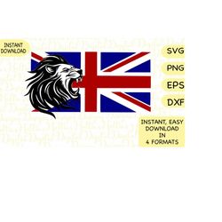 union jack lion england rugby football svg files great britain uk clipart png eps pdf dxf fun customise