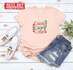 candy cane cutie shirt, candy christmas shirt, cute shirt,  candy lover shirt, gift for christmas, christmas sweatshirt