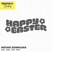 happy easter hippie flowers svg instant download cricut svg 18 t shirt