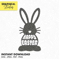 happy easter bunny rabbit svg instant download cricut svg 18 t shirt