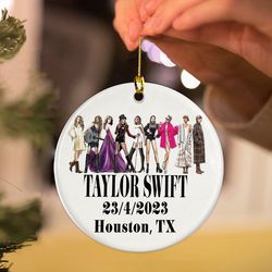 Taylor Swiftmas Glass Ornament, Albums As Books Christmas Ornament, Swiftie 1989 Speak Now Reputatio
