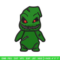 oogie boogie embroidery design, oogie boogie embroidery, emb design, embroidery shirt, embroidery file, digital download