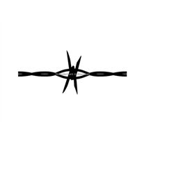 barbed wire clip art svg, barbed wire silhouette cut file, barbed wire svg files, barbed wire vinyl cut file