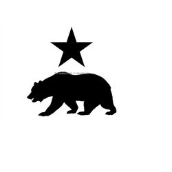california bear svg png dxf, california bear printable images, california bear download, california bear dxf clipart