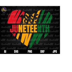 juneteenth svg, african american svg, 1865 juneteenth svg, freedom day svg, equality rights svg, black pride svg, digita