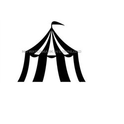 circus tent clipart image digital, circus tent illustration, clip art, circus theme party favors printable gift bag tag,