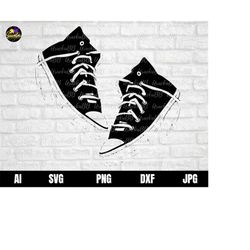 sneakers svg, men shoes clipart, shoes svg, sneakers outline svg, shoes outline, sneaker shoes design files for tshirt