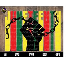 juneteenth svg, african american svg, 1865 juneteenth svg, freedom day svg, equality rights svg, black pride svg, digita