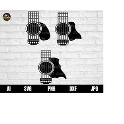 guitar tumbler svg, guitar svg, acoustic guitar tumbler svg, guitar svg files for cricut, instant download, svg, png, ai