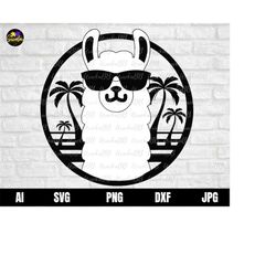 llama svg, llama face svg, cute llama svg, llama aviator sunglasses svg, mama llama svg, animal face svg, alpaca svg