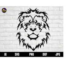 lion svg, lion head svg, hand drawn lion head svg, hand drawn lion head svg, lion car sticker files for cricut, svg, png
