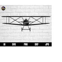 airplane svg, biplane svg, vintage airplane svg, fly svg, propeller plane svg, aircraft svg, vintage plane svg for cricu