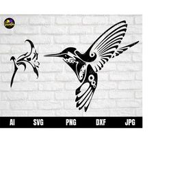 hummingbird svg, bird svg hummingbird flowers svg, flower humming bird svg files for cricut, instant download, svg, png,