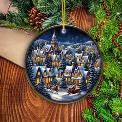 christmas season ornament, merry christmas ornament, christmas tree ornament