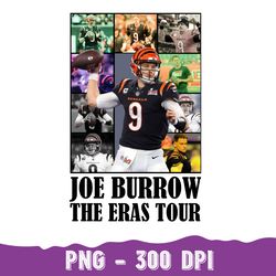 joe burrow the eras tour png, vintage joe burrow png, america football png, joe burrow png, football fan gifts