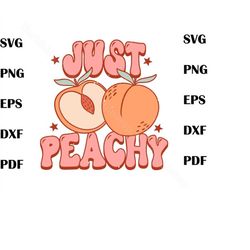 just peachy retro summer vibes svg graphic design file, summer vibes svg, summer vacation svg, beach vibes svg