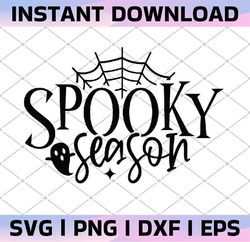 spooky season svg, ghost, spider web svg, halloween shirt design svg, halloween svg, cute ghost svg, autumn svg, fall sv