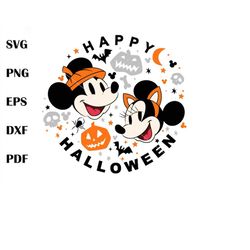 happy halloween mouse svg , halloween svg, trick or treat svg, spooky vibes svg, boo svg, fall svg, svg, svg for cricut