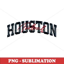 houston football - 3d chrome - exclusive sublimation artwork