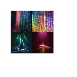 colorful radiant sparkly lights background collection enchanting and shimmering lights backdrop bundle set