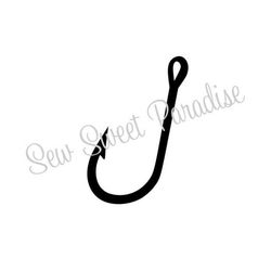 fish hook svg, fishing hook svg, fishing svg,  digital download, cut file, sublimation, clip art (includes svg/dxf/png f