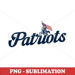 patriots retro football sublimation png - vintage touchdown empowerment