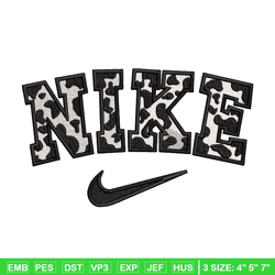 nike dairy cow logo embroidery design, logo embroidery, nike design, embroidery shirt, logo shirt, digital download.