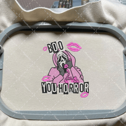 boo you horror embroidery design, horror movie character embroidery design, scareface design for shirt, hallloween embroidery design, halloween trending design, instant downlload