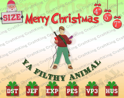 merry christmas 2023 embroidery machine design, ya filthy animal embroidery design, christmas movie characters embroidery file