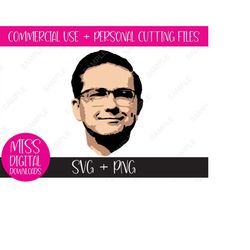 pierre poilievre - svg/png: sublimation, cricut cut file - 3 layers, digital download