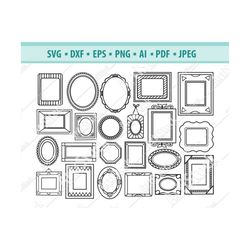 frame svg bundle, baroque frame svg, ornamental frame svg, vintage frame svg, decorative frame png, frame clipart, svg c