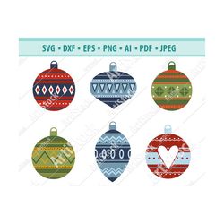 Christmas toys svg, Christmas tree decoration SVG, New Year decor Svg, Christmas hanging ball Svg, Christmas svg, Xmas c