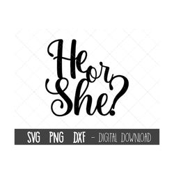 he or she cake topper svg, he or she svg, baby shower svg, gender reveal cake topper svg, baby clipart png, dxf, cricut