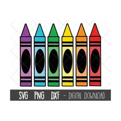 crayon svg, crayons svg, school crayon clipart, art clipart, crafting clipart, pencil svg, dxf, crayon set cricut silhou