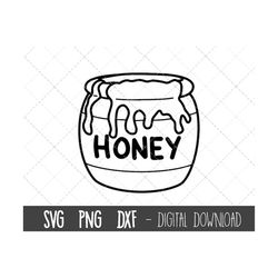 honey pot svg, honey svg, honey pot clipart png, bee svg, bee honey svg, dxf, honey jar svg, honey pot cricut silhouette