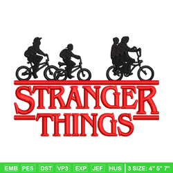 stranger things logo embroidery design, logo embroidery, logo design, logo shirt, embroidery shirt, instant download