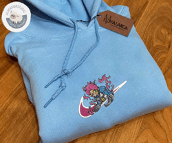 manga embroidered sweatshirt, vegeta x nike best unisex embroidered sweatshirt, manga embroidered crewneck, anime sweatshirt, anime gift