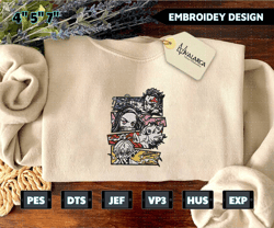 anime inspired embroidered sweatshirt | anime embroidered sweatshirt, digital download