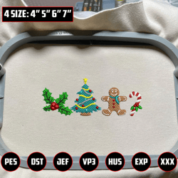 merry christmas 2023 embroidery machine design, funny xmas characters embroidery machine design, cute hand drawn xmas embroidery file