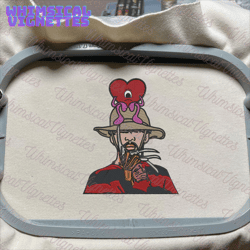 spooky bunny embroidery design, spooky bento embroidery design, halloween movie character embroidery design