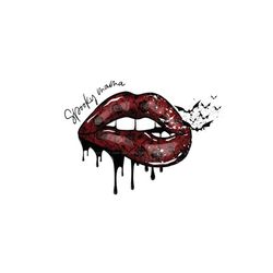 halloween red lips sublimation png jpg, spooky mama png, bat lips png, red lips shirt png, goth halloween shirt png, hal