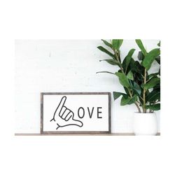 hang loose hand with love svg, hawaiian hang loose svg, shaka hand svg, beach svg, vacation svg, aloha svg, hawaii svg,