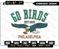 nfl philadelphia eagles embroidery design, nfl football logo embroidery design, famous football team embroidery design, football embroidery design, pes, dst, jef, files