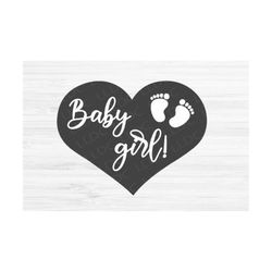 baby girl svg | it's a girl svg | baby svg | baby feet svg | baby shower svg | new mama svg, new mom svg, baby footprint