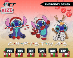 christmas stitch embroidery designs, christmas embroidery designs, cartoon embroidery designs, merry xmas embroidery files