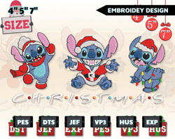 christmas stitch embroidery designs, christmas embroidery designs, cartoon embroidery designs, merry xmas embroidery files