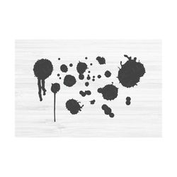 paint splatters svg | paint brush strokes svg | paint blotches clip art | paint blotches svg, spray paint svg, paint dri