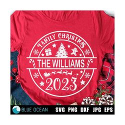 christmas family shirts svg, christmas 2023 svg, christmas family png, christmas family matching shirt