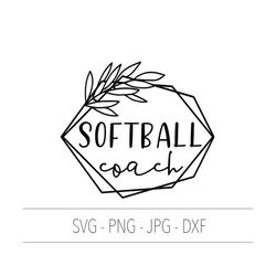 softball coach svg png dxf jpg. softball svg. softball coach png. sports coach svg. softball coach gift cut file. softba