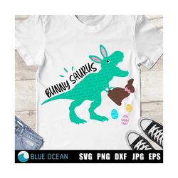 Bunny Saurus SVG, Easter Dinosaur SVG, Easter boy bunny saurus, digital cut files